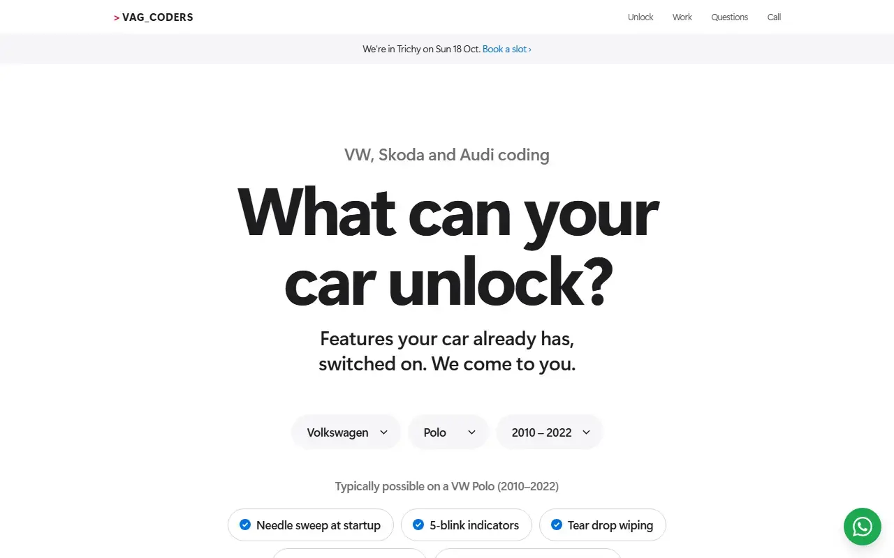 vagcoders.com homepage